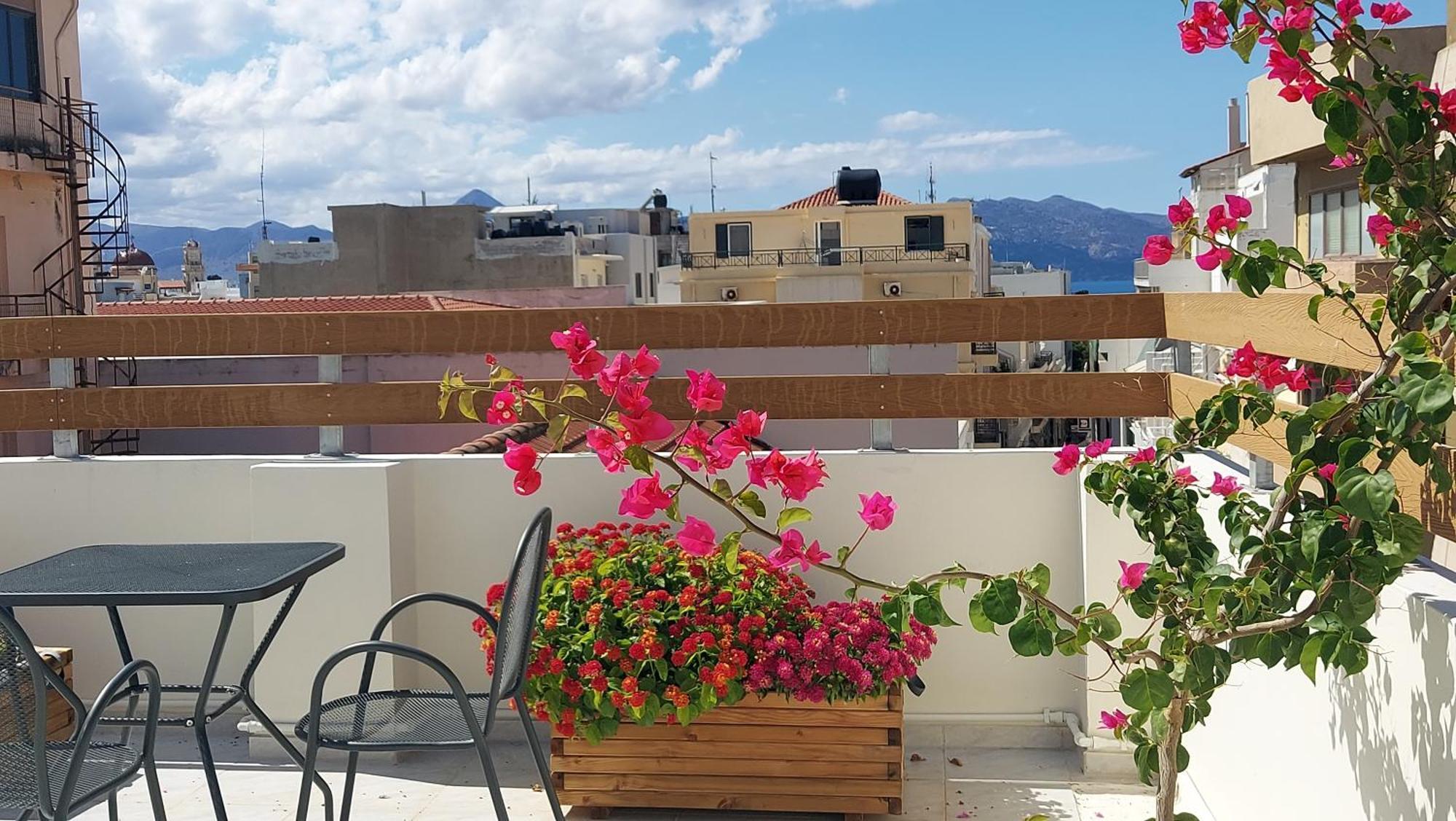 The Blue Apartment In The Heart Of Heraklion Zewnętrze zdjęcie